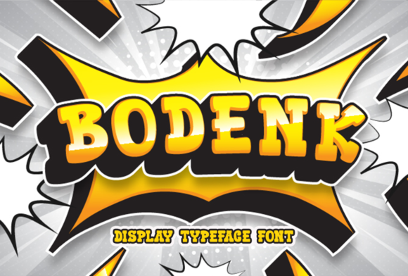 Bodenk: A Bold and Retro Display Font for Modern Web Design