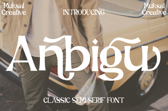 Discover Anbigu: A Trendy Display Font for Modern Web Design