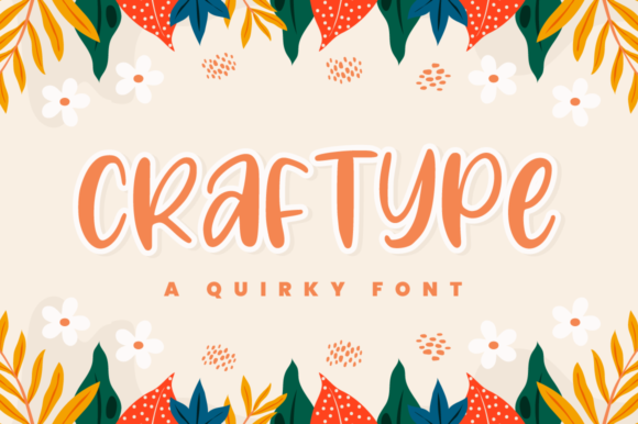 Discover Craftype: A Playful Display Font for Creative Projects