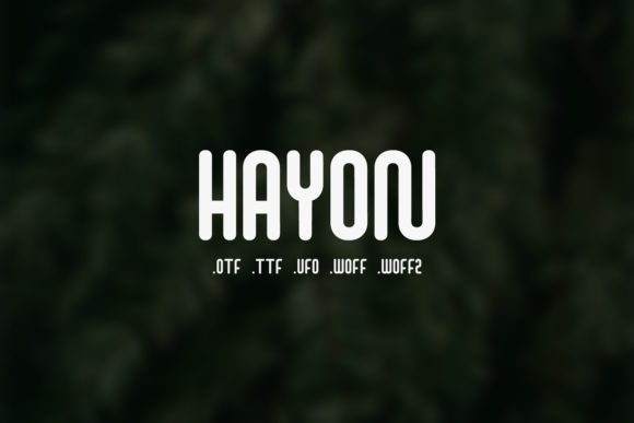 Discover Hayon: A Versatile Display Typeface for Creative Projects