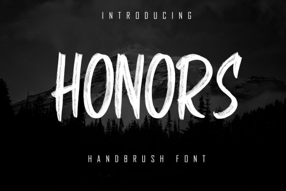 Discover Honors: A Versatile Display Font for Creative Projects