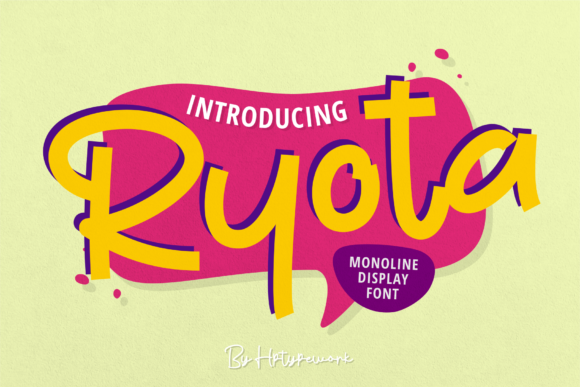 Discover the Charm of Ryota: A Modern Display Font for Makers