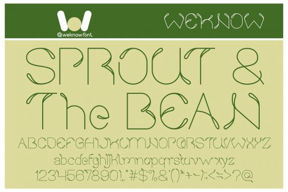 Enhance Your Craft with Sprout and the Bean Font