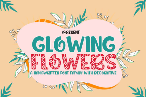 Enhancing Your Publication with Glowing Flowers Font