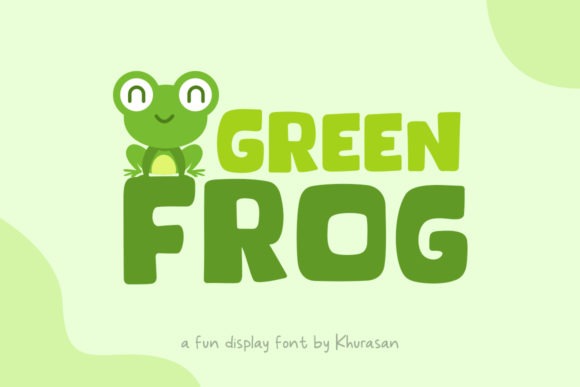 Green Frog: A Charming Display Font for Editorial Design