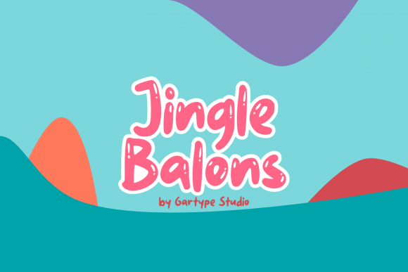 Jingle Balons: A Playful Display Font for Eye-Catching Campaigns