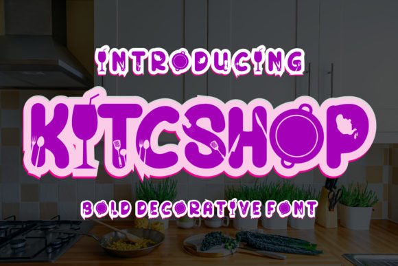 KitcShop: A Bold and Versatile Display Font