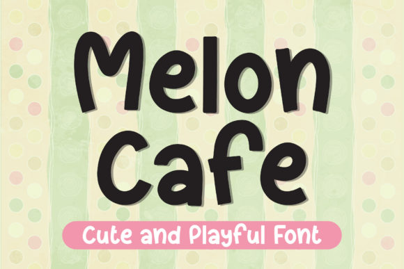 Melon Cafe: A Playful Display Font for Creative Web Design