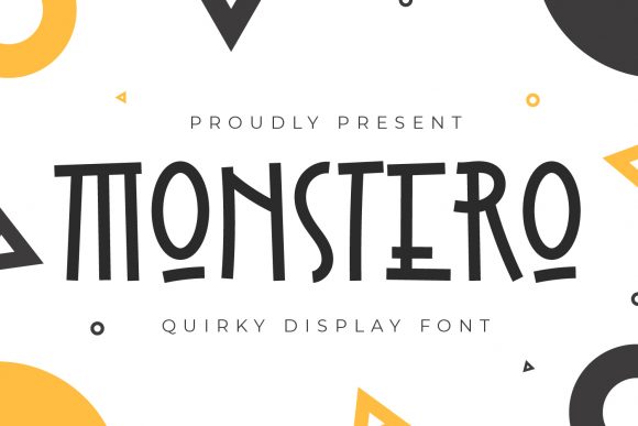 Monstero: A Quirky Display Font for Bold Campaigns