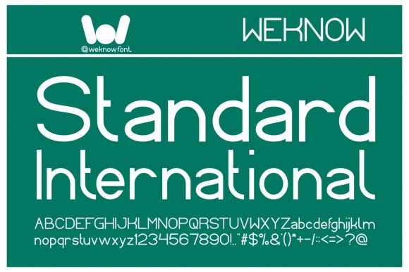 Standard International: A Bold Display Font