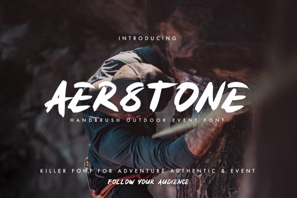 Transform Your Brand with Aerstone: A Handbrush Font for Business