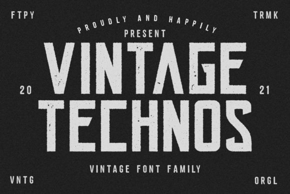 Transform Your Brand with Vintage Technos Font