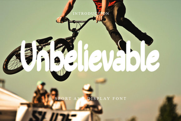 Unbelievable: A Luxurious Display Font for Creative Projects