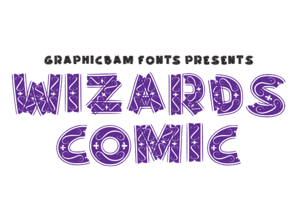 Wizards Comic: A Bold and Magical Display Font for Your Next Project